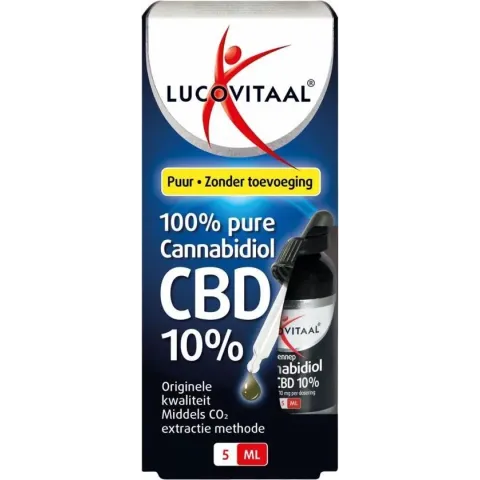 Lucovitaal CBD Cannabidiol olie 10% Supplement - 5 ml