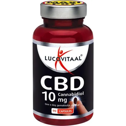 Lucovitaal CBD capsules 10 milligram Supplement - 90 capsules - Cannabidiol