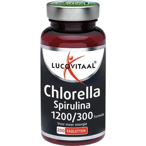 Lucovitaal Chlorella Spirulina Voedingssupplement - 200 tabletten