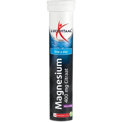 Lucovitaal Magnesium Citraat Bruistabletten 20 tabletten