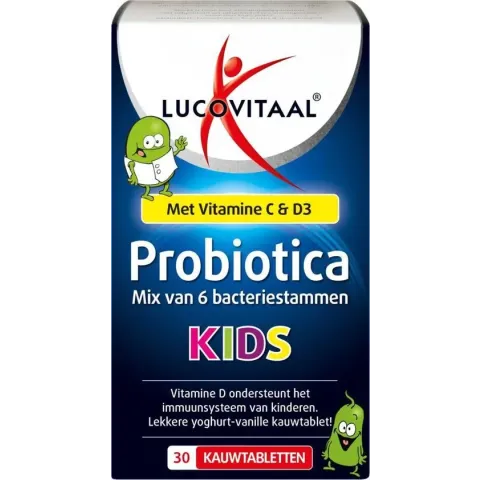 Lucovitaal Probiotica Kids Kauwtabletten 30 tabletten
