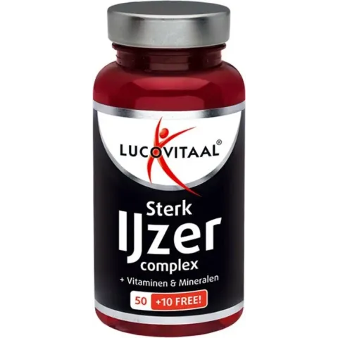 Lucovitaal Sterk IJzer Complex Voedingssupplement - 60 tabletten