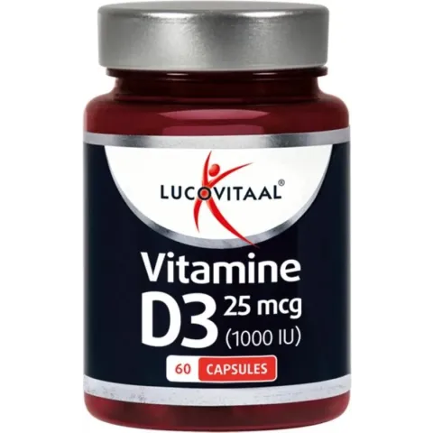 Lucovitaal Vitamine D3 - 25 microgram - 60 capsules - Voedingssupplementen