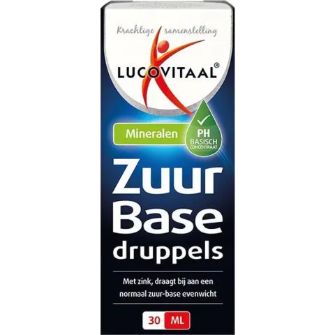 Lucovitaal Zuur Base Druppels Mineralen Voedingssupplement - 30ml