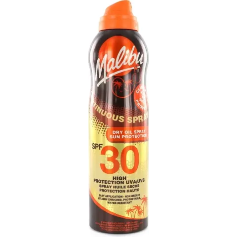 Malibu Continuous Dry Oil Spray - 175 ml (SPF 30)