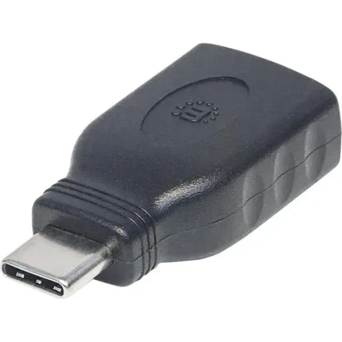 Manhattan USB 3.2 Gen 1 (USB 3.0) Adapter [1x USB 3.2 Gen 2 stekker C (USB 3.1) - 1x USB 3.2 Gen 2 bus A (USB 3.1)] Ada