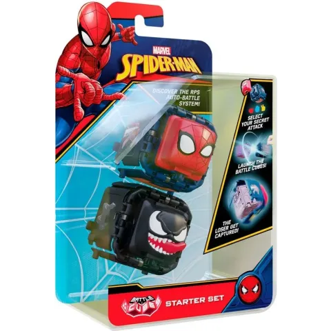 Marvel Spider-Man Battle Cube - Spider-Man VS Venom - Battle Fidget Set