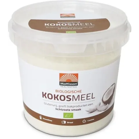Mattisson kokosmeel biolog. 500 gr