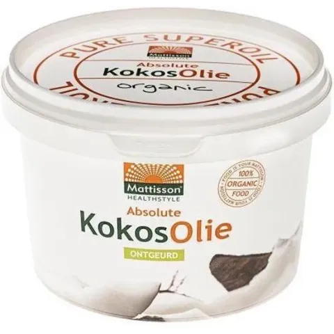 Mattisson Kokosnoot Olie - 470gr - Voedingssupplement