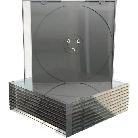 MediaRange BOX21 CD-doosje Jewel case 1 schijven Zwart, Transparant