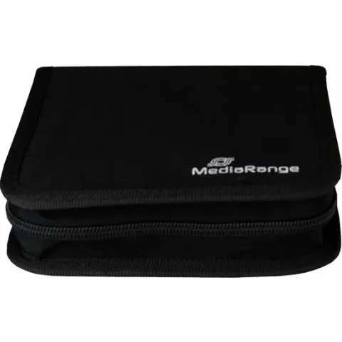 MediaRange BOX50 CD-doosje Portemonneehouder 24 schijven Zwart