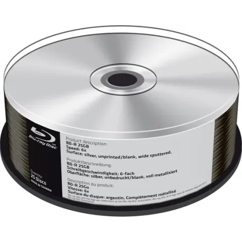 MediaRange MR513 BD-R 25GB 25stuk(s) Lees/schrijf blu-ray disc