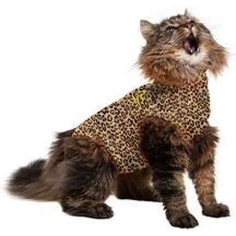 Medical Pet Shirt Kat Luipaard Print - XXXS