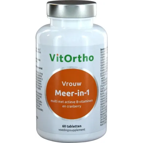Meer-in-1 Vrouw (60 tabs) - VitOrtho