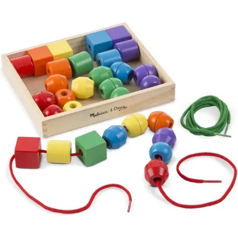 Melissa & Doug Grote Houten Rijgkralen