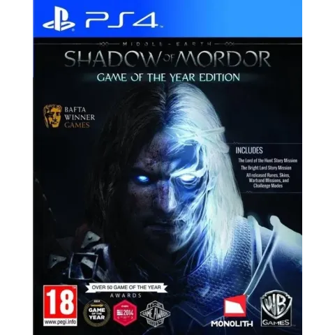Middle-Earth: Shadow of Mordor - Game of the Year Edition - PS4 (Import)