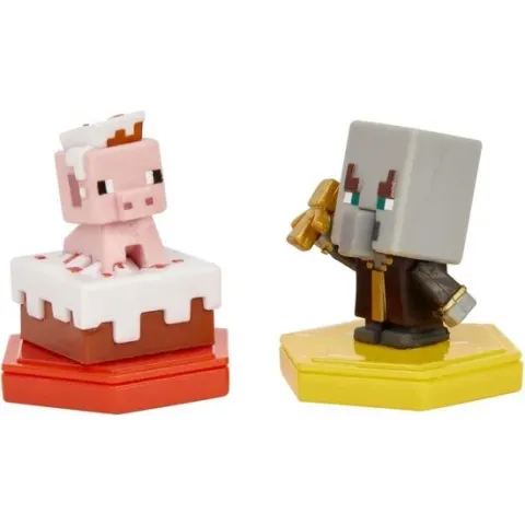 Minecraft Boost Mini Fig 2-Pack 6 Pigging Out Pig & Undying Evoker