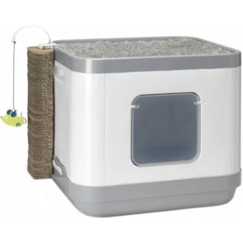 Moderna Kattenbak/Kattenmand - Grijs - 47.5 x 39.5 x 40 cm
