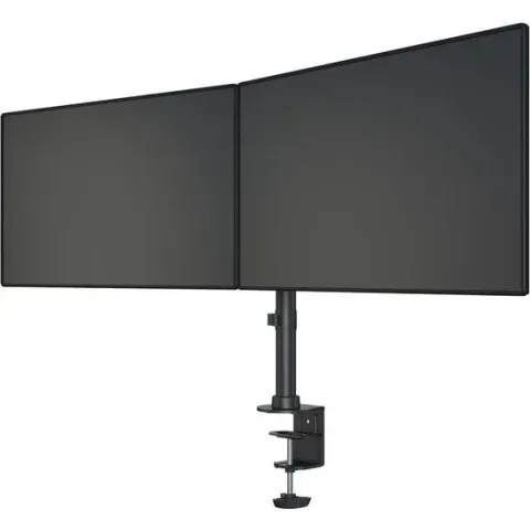 Multibrackets - Monitorstandaard - Deskmount Basic Dual - Bureau montage - 2 schermen - zwart