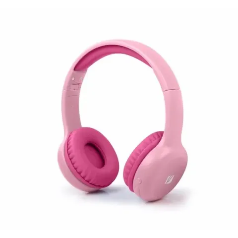 Muse M-215 BTP | Draadloze Bluetooth Stereo Hoofdtelefoon voor kinderen, roze
