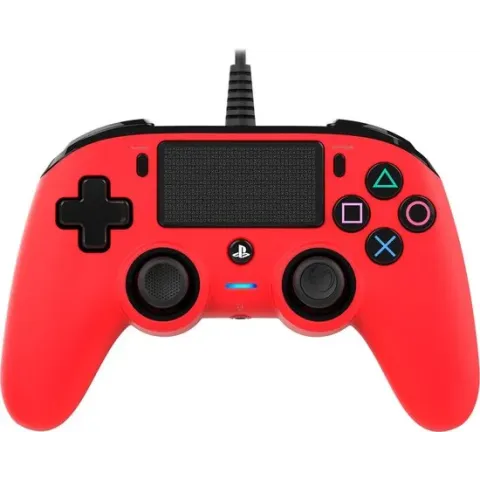 Nacon Official Licensed Playstation 4 Compact Controller - PS4 - Rood