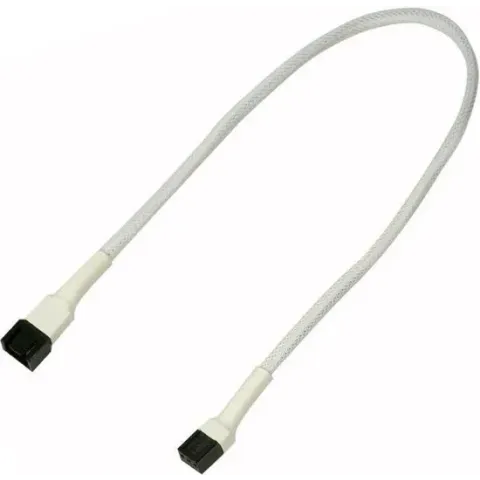 Nanoxia 900400000 kabeladapter/verloopstukje 3-pin molex Wit