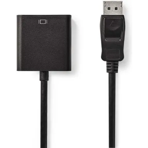 Nedis CCGB37250BK02 video kabel adapter 0,2 m DisplayPort DVI-D Zwart
