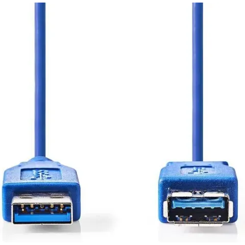 Nedis CCGP61010BU30 USB-kabel 3 m 3.2 Gen 1 (3.1 Gen 1) USB A Blauw