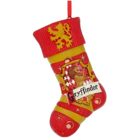 Nemesis Now Harry Potter Kerstbal Gryffindor Stocking Hanging Ornament Rood/Geel