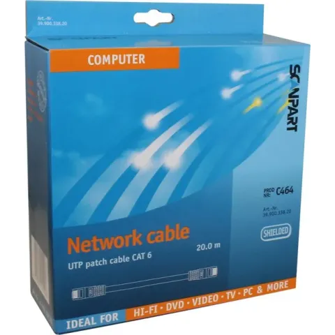 netwerkkabel (UTP) CAT6 20,0m