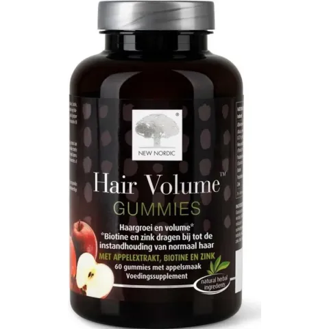 NEW NORDIC Hair Volume - Haargroei en volume - Gummies 60 gummies NL