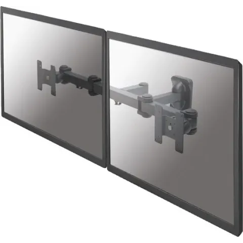 Newstar FPMA-W960D - draai- en kantelbare wandbeugel - geschikt voor 2 schermen t/m 30" - zwart