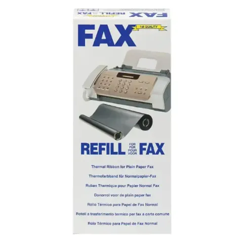 Niceday Faxrollen PC-202RF 20 x 5 x 5 cm Schwarz 2 Stück