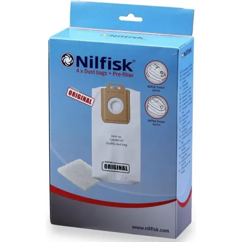 Nilfisk stofzakken voor Select en Power serie.