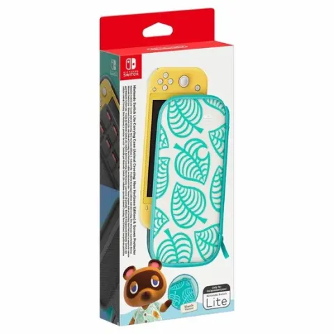 Nintendo 10004106 draagbare gameconsole-behuizing Opbergmap/sleeve Groen, Wit