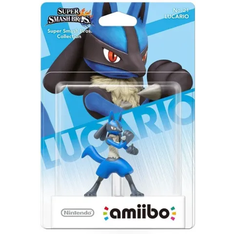 Nintendo amiibo Super Smash Figuur Lucario - Wii U - NEW 3DS - Switch
