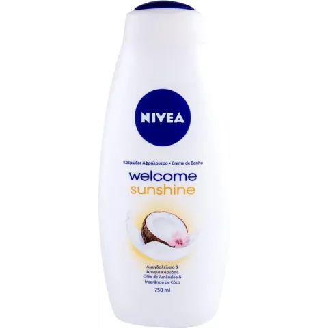 Nivea Welcome Sunshine Cream Bath Shampoo 750 Ml