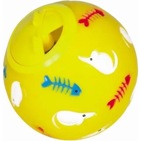 Nobby Cat Treat Ball - Geel - Ø 7,5 cm