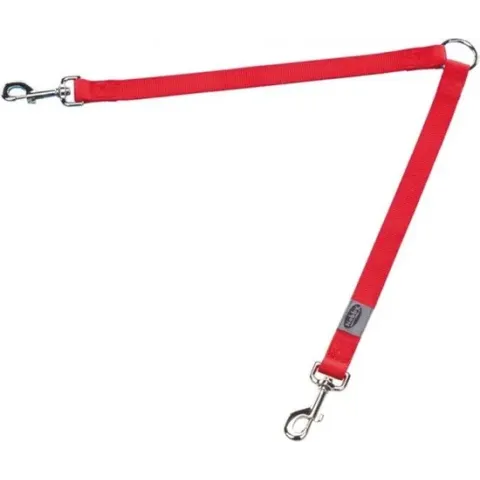 Nobby Koppellijn Classic - Hond - Nylon - Rood - 1,5 x 40 cm