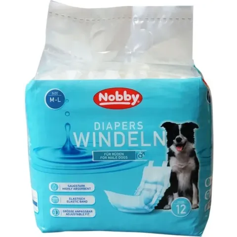 Nobby luiers voor reuen m-l - 12 stuks