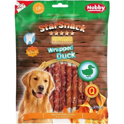 Nobby - Starsnack Barbecue Wrapped Duck Small - 375 g