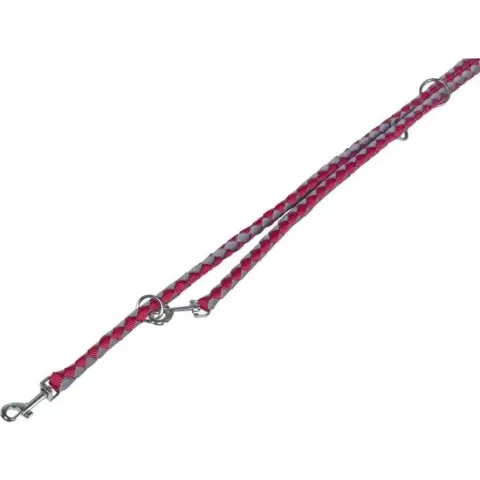 Nobby trainingslijn corda rood grijs 200 x 1,8 cm