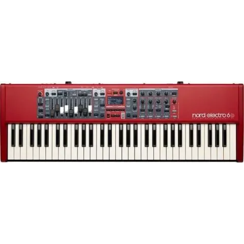 Nord Electro 6D 61 - Piano - 61 toetsen - Waterfall - Semi-gewogen - Rood