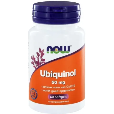 Now Foods - Ubiquinol COQH-CF - 50 mg per Capsule - 60 Capsules