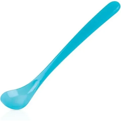 Nuby Lepel Warmtegevoelig 22,2 Cm Groen 6m+ 2 Stuks