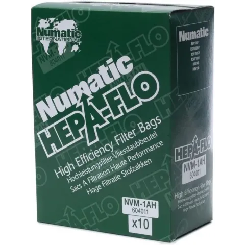 Numatic NVM-1AH HEPA stofzuigerzakken - 6 liter - 10 stuks