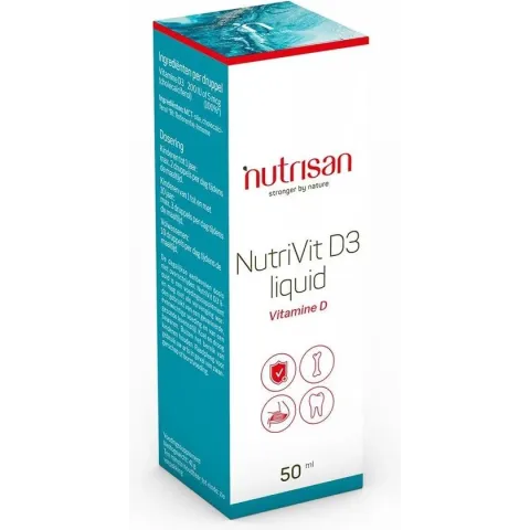 Nutrisan Nutrivit D3 Liquid Vloeibaar Vitamine D 50ml