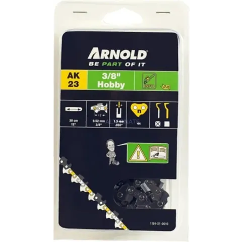 O Kettingzaag Arnold Zaagketting 3/8"Lp 1,3Mm 44 Schakels