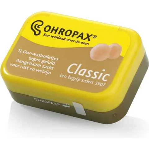 Ohropax - Classic Wasbolletjes -  Oordoppen - 12 stuks