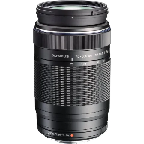 Olympus M ZUIKO Digital + ED 75-300 mm f/4.8-6.7 ED II - Zwart